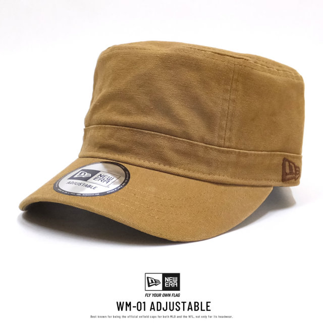 NEW ERA ニューエラ ワークキャップ WM-1 アジャスタブル ヘビーウォッシュド ダックキャンバス タン 11899057