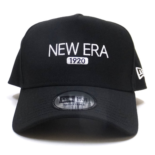 NEW ERA ニューエラ カーブバイザーキャップ 9FORTY A-Frame NEW ERA 1920 ブラック×ホワイト 11899234