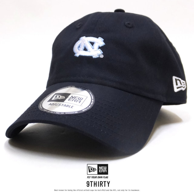 NEW ERA ニューエラ メッシュキャップ 9THIRTY クロスストラップ ノースカロライナ大学 ネイビー×オフィシャルロゴカラー 11903769