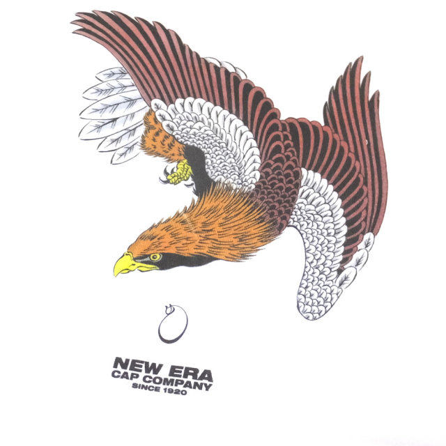 NEW ERA ニューエラ コラボ 半袖Tシャツ 石川真澄 Masumi Ishikawa 鷹 ホワイト 11909104