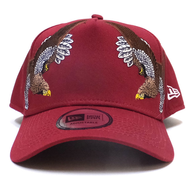 NEW ERA ニューエラ コラボ カーブバイザーキャップ 9FORTY A-Frame 石川真澄 Masumi Ishikawa 鷹 カーディナル 11909176