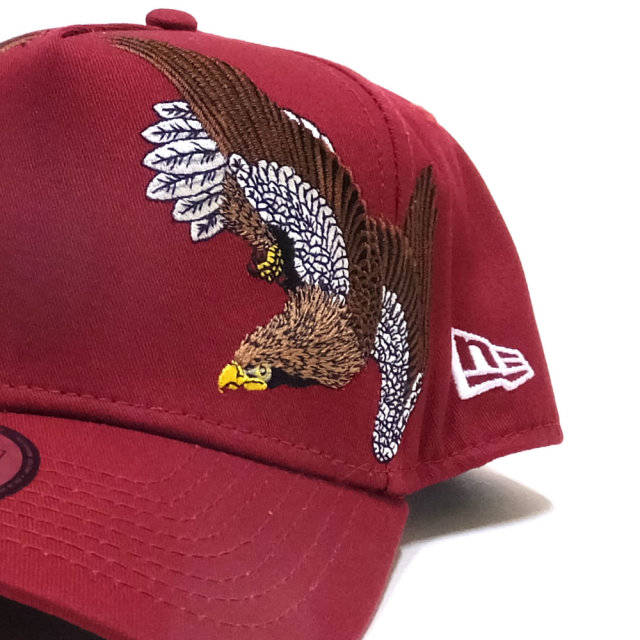 NEW ERA ニューエラ コラボ カーブバイザーキャップ 9FORTY A-Frame 石川真澄 Masumi Ishikawa 鷹 カーディナル 11909176