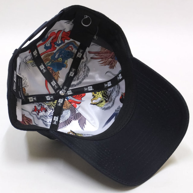NEW ERA ニューエラ コラボ カーブバイザーキャップ 9FORTY A-Frame 石川真澄 Masumi Ishikawa 燕 ネイビー 11909178