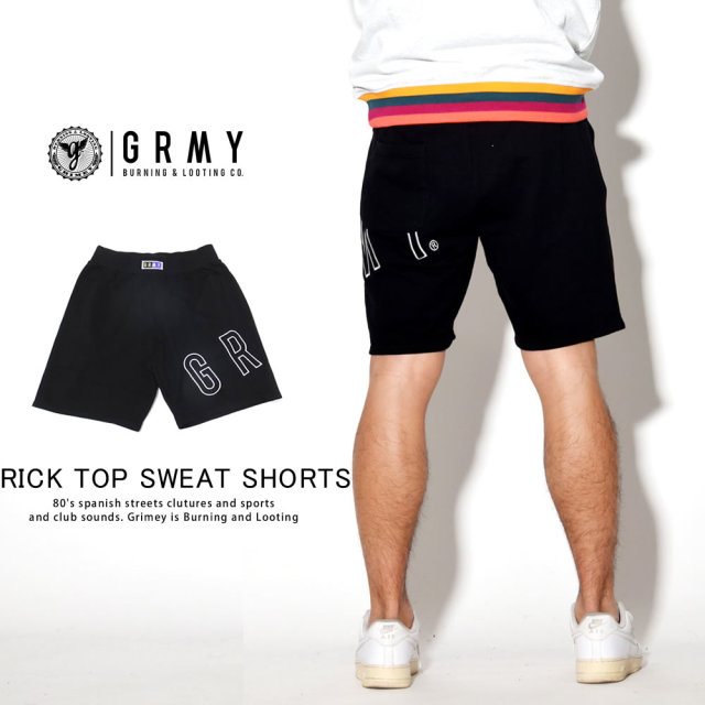 GRIMEY グライミー ハーフスウェットパンツ BRICK TOP SWEAT SHORTS GSS129
