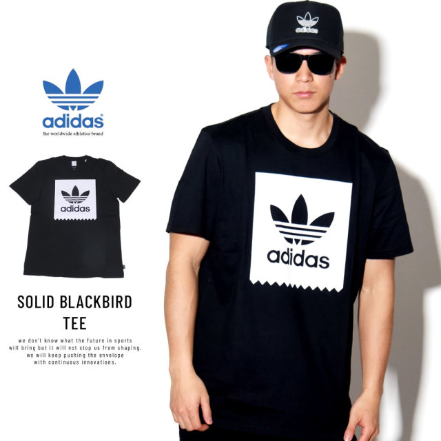 ADIDAS アディダス 半袖Tシャツ BLACK BIRD SOLID TEE CW2339
