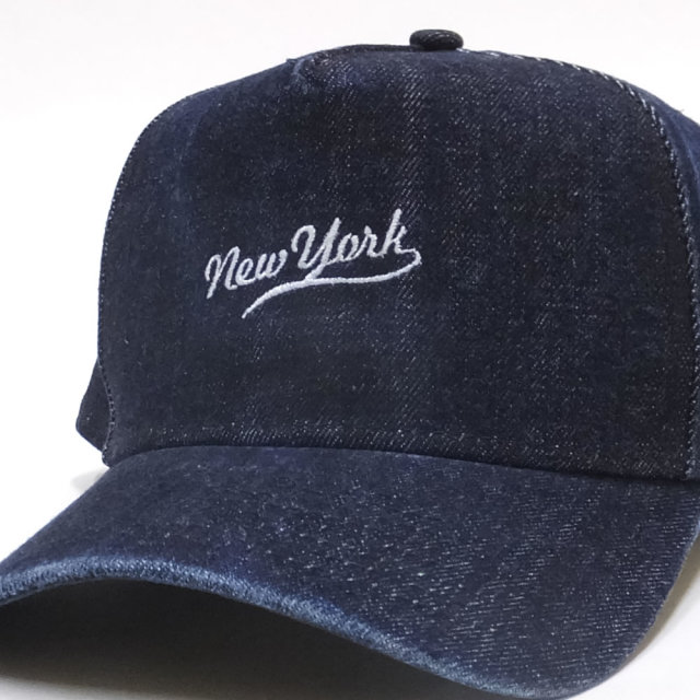 NEW ERA ニューエラ カーブバイザーキャップ 9FORTY A-Frame ジャパンデニム ニューヨーク ウォッシュドインディゴ × ホワイト 11899217