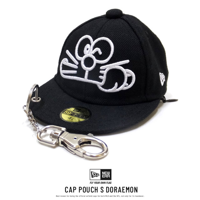 NEW ERA ニューエラ キャップポーチ S ドラえもん ブラック 11901519