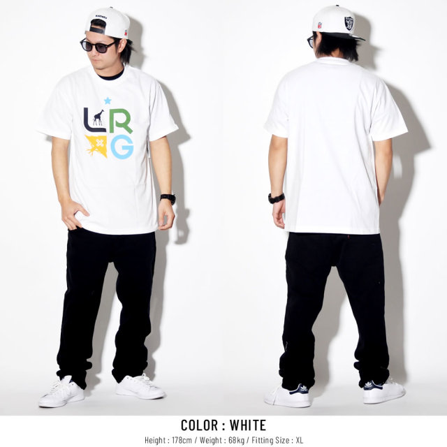 LRG エルアールジー 半袖Tシャツ LRG TREE STACK TEE B191014
