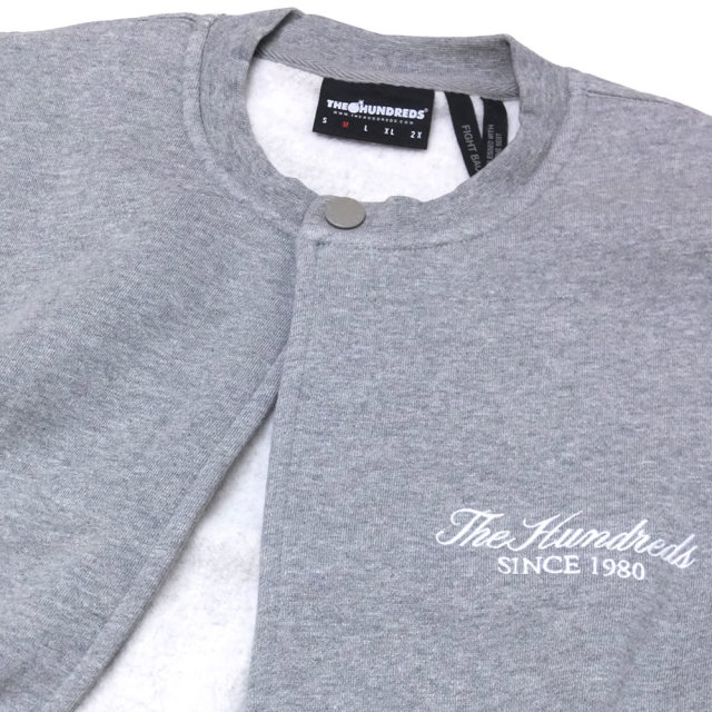 THE HUNDREDS ザ・ハンドレッズ スウェットカーディガン CENTURY CARDIGAN T19P102013