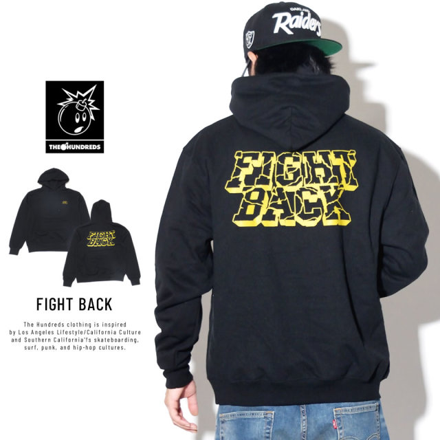 THE HUNDREDS ザ・ハンドレッズ プルオーバーパーカー FIGHT BACK T19P102058