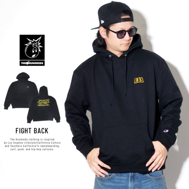 THE HUNDREDS ザ・ハンドレッズ プルオーバーパーカー FIGHT BACK T19P102058