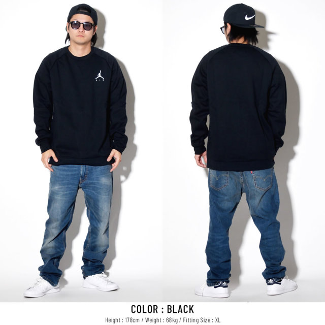NIKE JORDAN ナイキ ジョーダン トレーナー JUMPMA FLEECE CREW SOFT WARMTH COMFORTABLE FIT
