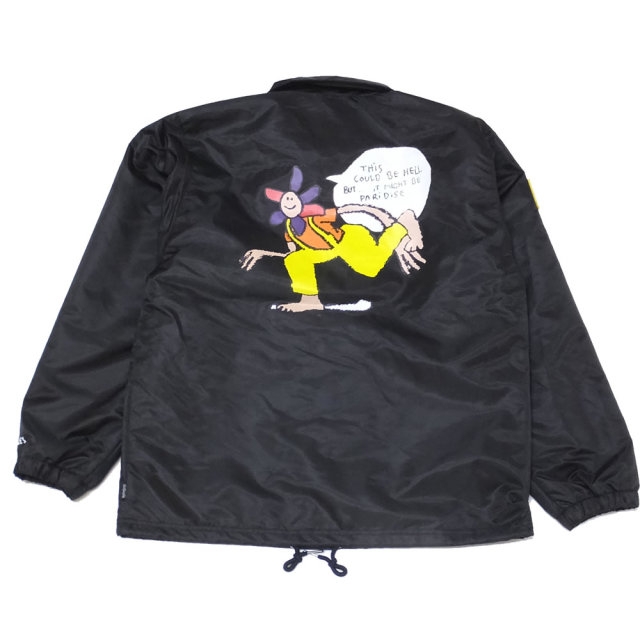 MARK GONZALES マークゴンザレス コーチジャケット IT MIGHT BE PARIDISE ウォッシュドナイロン 2G5-4910