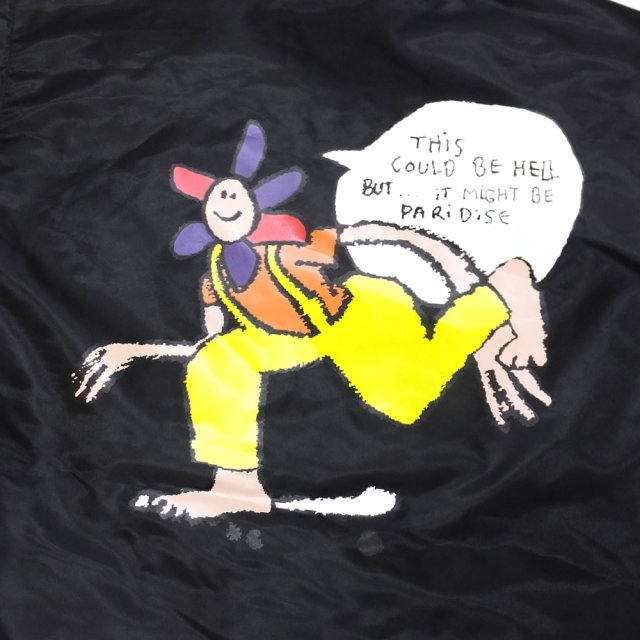 MARK GONZALES マークゴンザレス コーチジャケット IT MIGHT BE PARIDISE ウォッシュドナイロン 2G5-4910