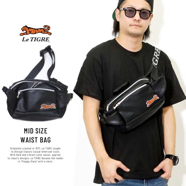 LE TIGRE ルティグレ ウエストバッグ MID SIZE WAIST BAG LT-61