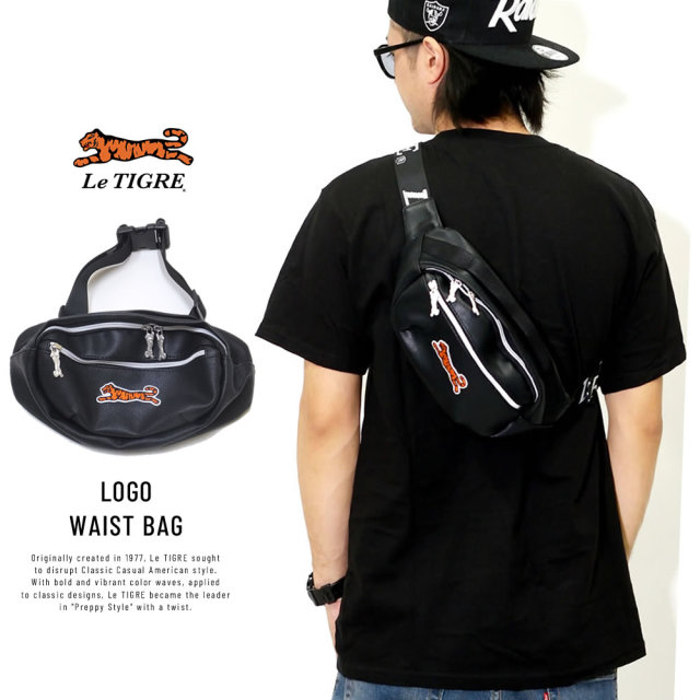 LE TIGRE ルティグレ ウエストバッグ LOGO WAIST BAG LT-63