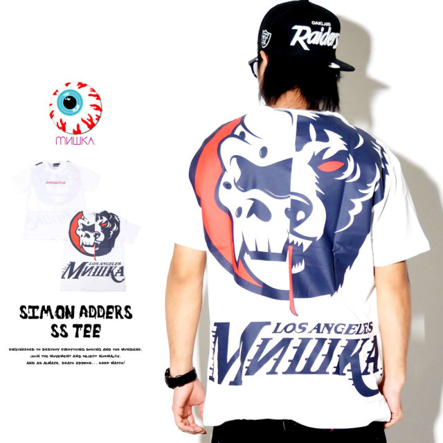 MISHKA ミシカ 半袖Tシャツ SIMON ADDERS TEE MSS190013