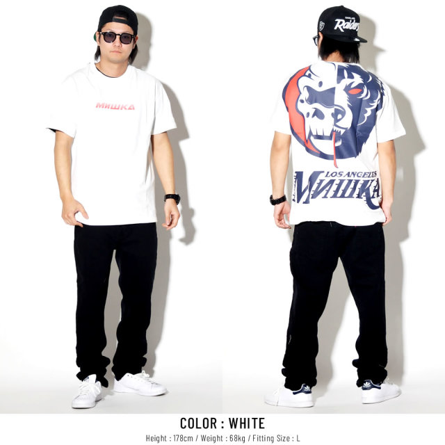 MISHKA ミシカ 半袖Tシャツ SIMON ADDERS TEE MSS190013