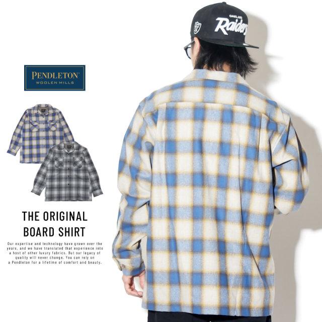 PENDLETON ペンドルトン 長袖ボードシャツ チェック柄 LONG SLEEVE BOARD SHIRT AA022
