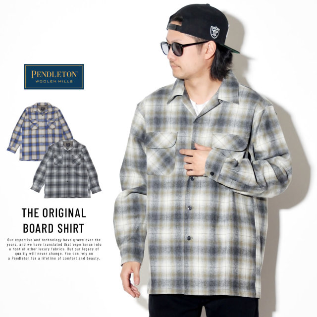 PENDLETON ペンドルトン 長袖ボードシャツ チェック柄 LONG SLEEVE BOARD SHIRT AA022