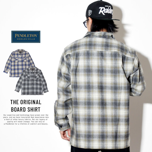 PENDLETON ペンドルトン 長袖ボードシャツ チェック柄 LONG SLEEVE BOARD SHIRT AA022