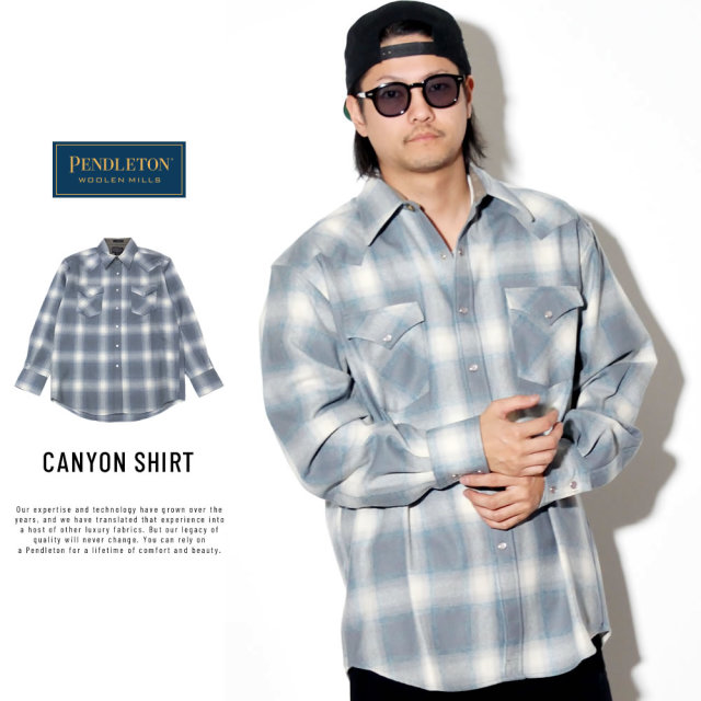 PENDLETON ペンドルトン 長袖ネルシャツ チェック柄 CANYON SHIRT DA085