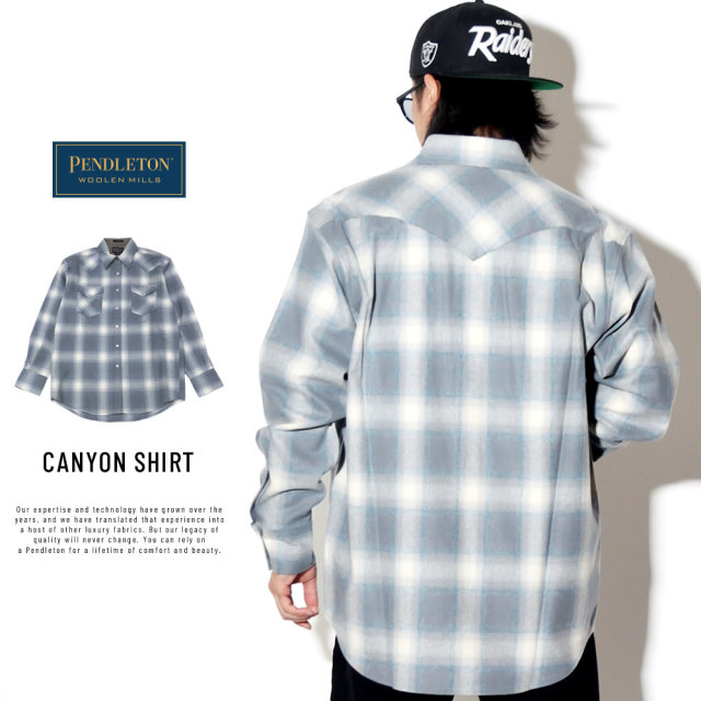 PENDLETON ペンドルトン 長袖ネルシャツ チェック柄 CANYON SHIRT DA085