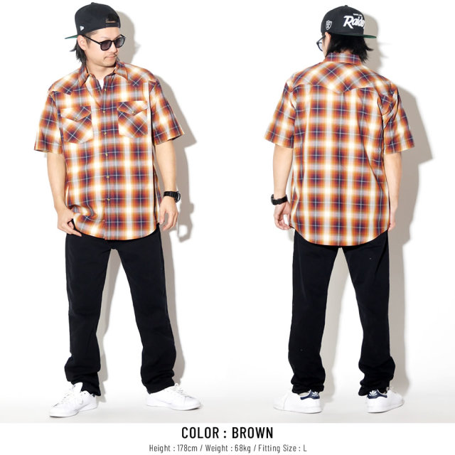 PENDLETON ペンドルトン 半袖チェックシャツ SHORT SLEEVE FRONTIER SHIRT DA420