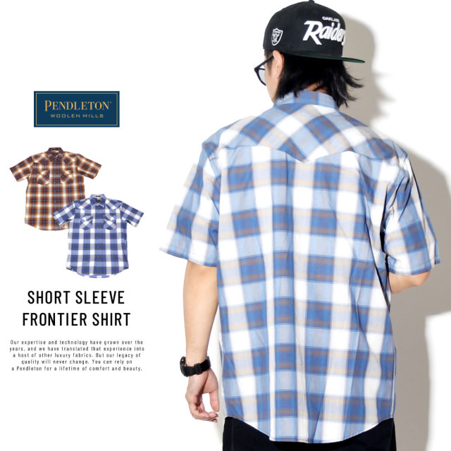 PENDLETON ペンドルトン 半袖チェックシャツ SHORT SLEEVE FRONTIER SHIRT DA420