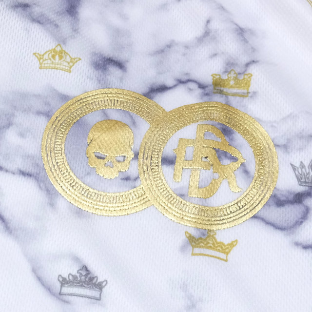 REASON リーズン ポロシャツ マーブル模様 クラウン モノグラム MARBLE POLO S1-81