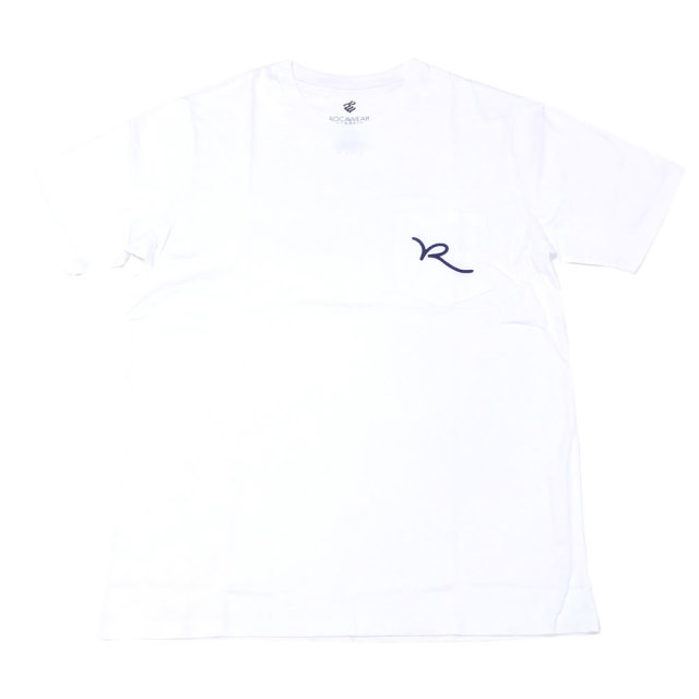 ROCA WEAR ロカウェア 半袖Tシャツ 胸ポケット Rロゴ R LOGO POCKET TEE RW003T01S