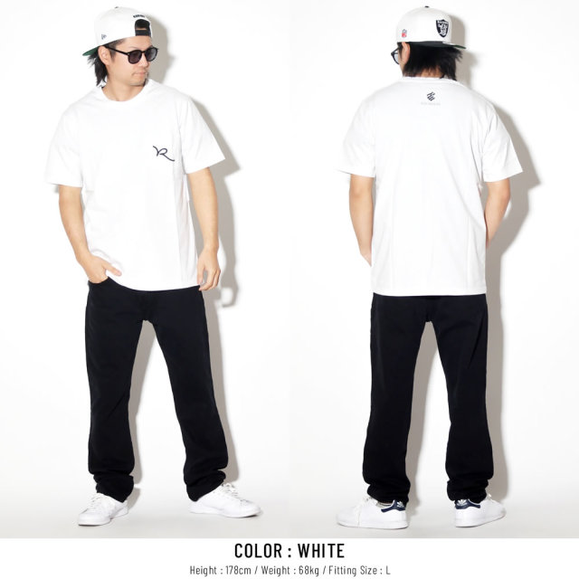 ROCA WEAR ロカウェア 半袖Tシャツ 胸ポケット Rロゴ R LOGO POCKET TEE RW003T01S