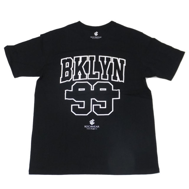 ROCA WEAR ロカウェア 半袖Tシャツ BKLYN 99 ロゴ バックプリント BKLYN NUMBERING TEE RW183T08S