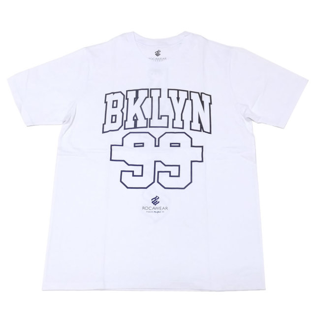 ROCA WEAR ロカウェア 半袖Tシャツ BKLYN 99 ロゴ バックプリント BKLYN NUMBERING TEE RW183T08S