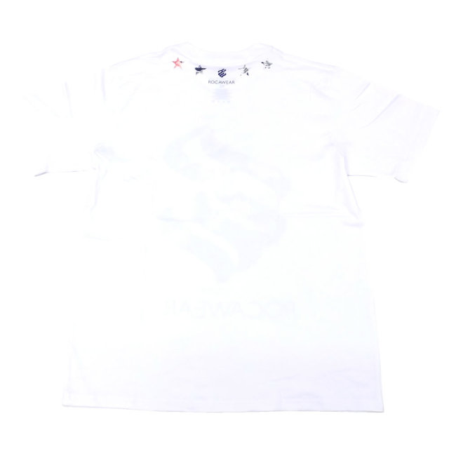 ROCA WEAR ロカウェア 半袖Tシャツ ボタニカル 植物柄 フレイムロゴ TROPICAL FRAME TEE RW172T12S