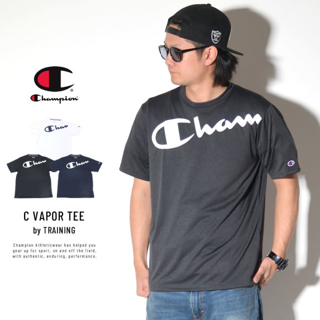 CHAMPION チャンピオン 半袖Tシャツ TRAINING C VAPOR TEE C3-PS321
