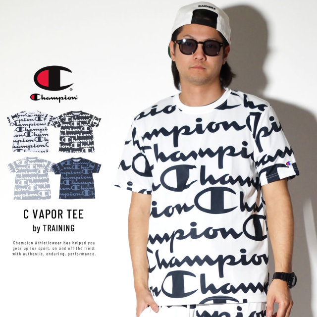 CHAMPION チャンピオン 半袖Tシャツ TRAINING C VAPOR TEE C3-PS322
