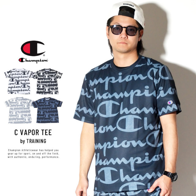 CHAMPION チャンピオン 半袖Tシャツ TRAINING C VAPOR TEE C3-PS322