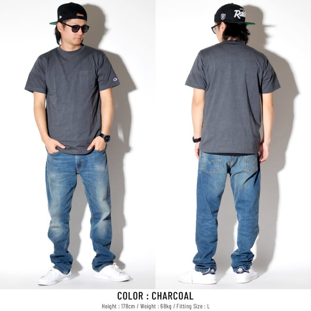 CHAMPION チャンピオン 半袖Tシャツ 胸ポケットTRAINING T-SHIRT C3-PS323