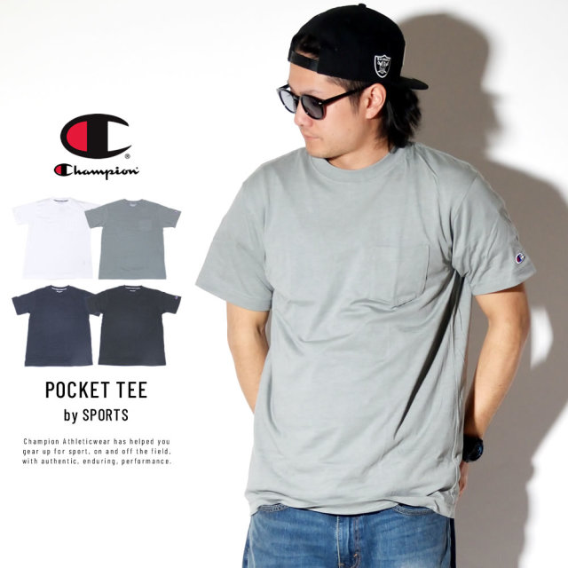 CHAMPION チャンピオン 半袖Tシャツ 胸ポケットTRAINING T-SHIRT C3-PS323