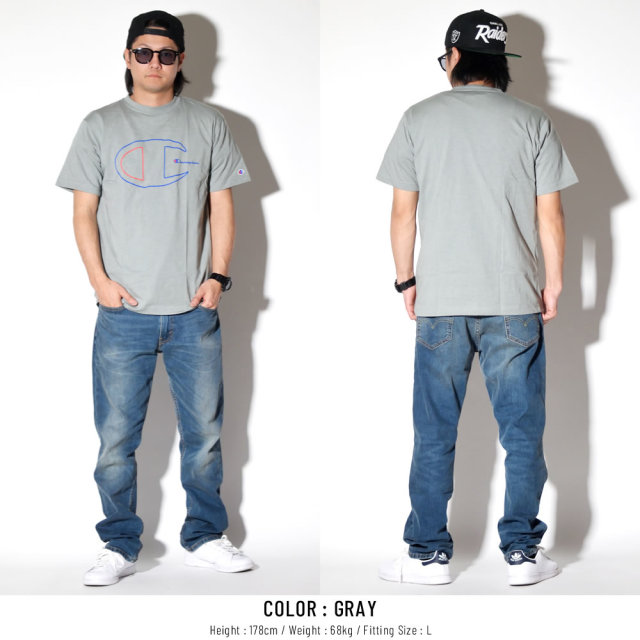 CHAMPION チャンピオン 半袖Tシャツ ビッグC TRAINING T-SHIRT C3-PS325