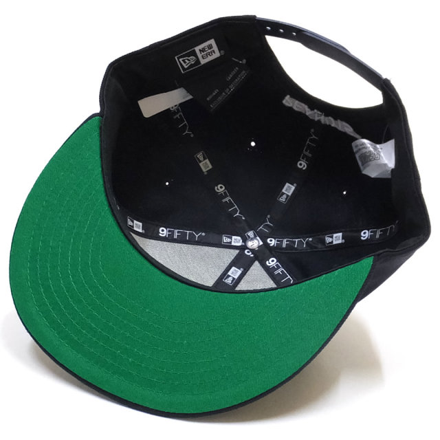 NEW ERA ニューエラ フラットバイザーキャップ 9FIFTY PEANUTS スヌーピー オン ボール ネイビー 11914501