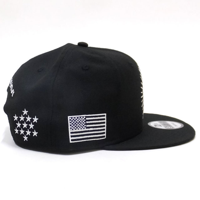 NEW ERA ニューエラ フラットバイザーキャップ 9FIFTY ダラー アイ ブラック × ホワイト 11914504