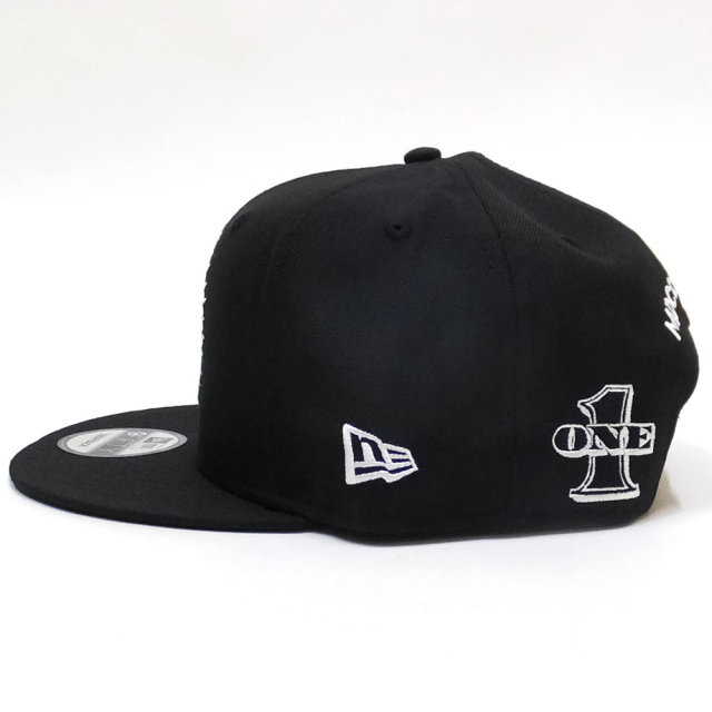NEW ERA ニューエラ フラットバイザーキャップ 9FIFTY ダラー アイ ブラック × ホワイト 11914504