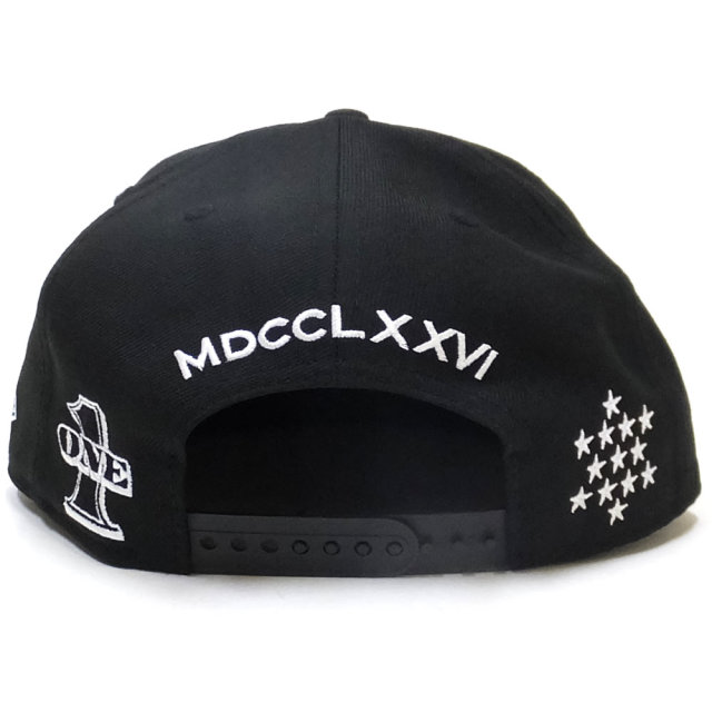 NEW ERA ニューエラ フラットバイザーキャップ 9FIFTY ダラー アイ ブラック × ホワイト 11914504