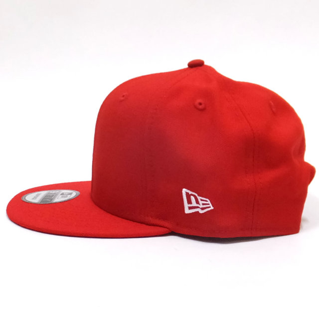 NEW ERA ニューエラ フラットバイザーキャップ 9FIFTY ベーシック スカーレット ホワイトフラッグ 11914507