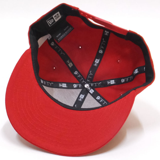 NEW ERA ニューエラ フラットバイザーキャップ 9FIFTY ベーシック スカーレット ホワイトフラッグ 11914507