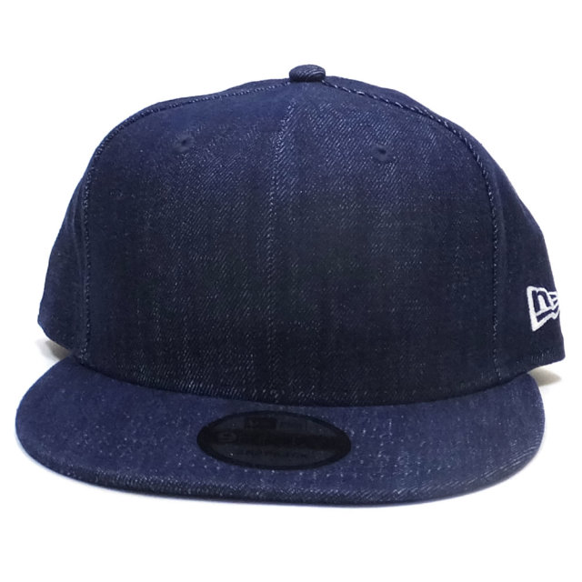 NEW ERA ニューエラ フラットバイザーキャップ 9FIFTY ベーシック インディゴデニム ホワイトフラッグ 11914510