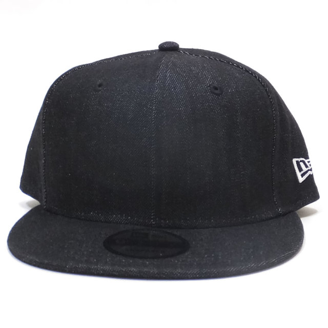 NEW ERA ニューエラ フラットバイザーキャップ 9FIFTY ベーシック ブラックデニム ホワイトフラッグ 11914511