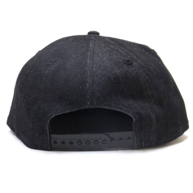 NEW ERA ニューエラ フラットバイザーキャップ 9FIFTY ベーシック ブラックデニム ホワイトフラッグ 11914511